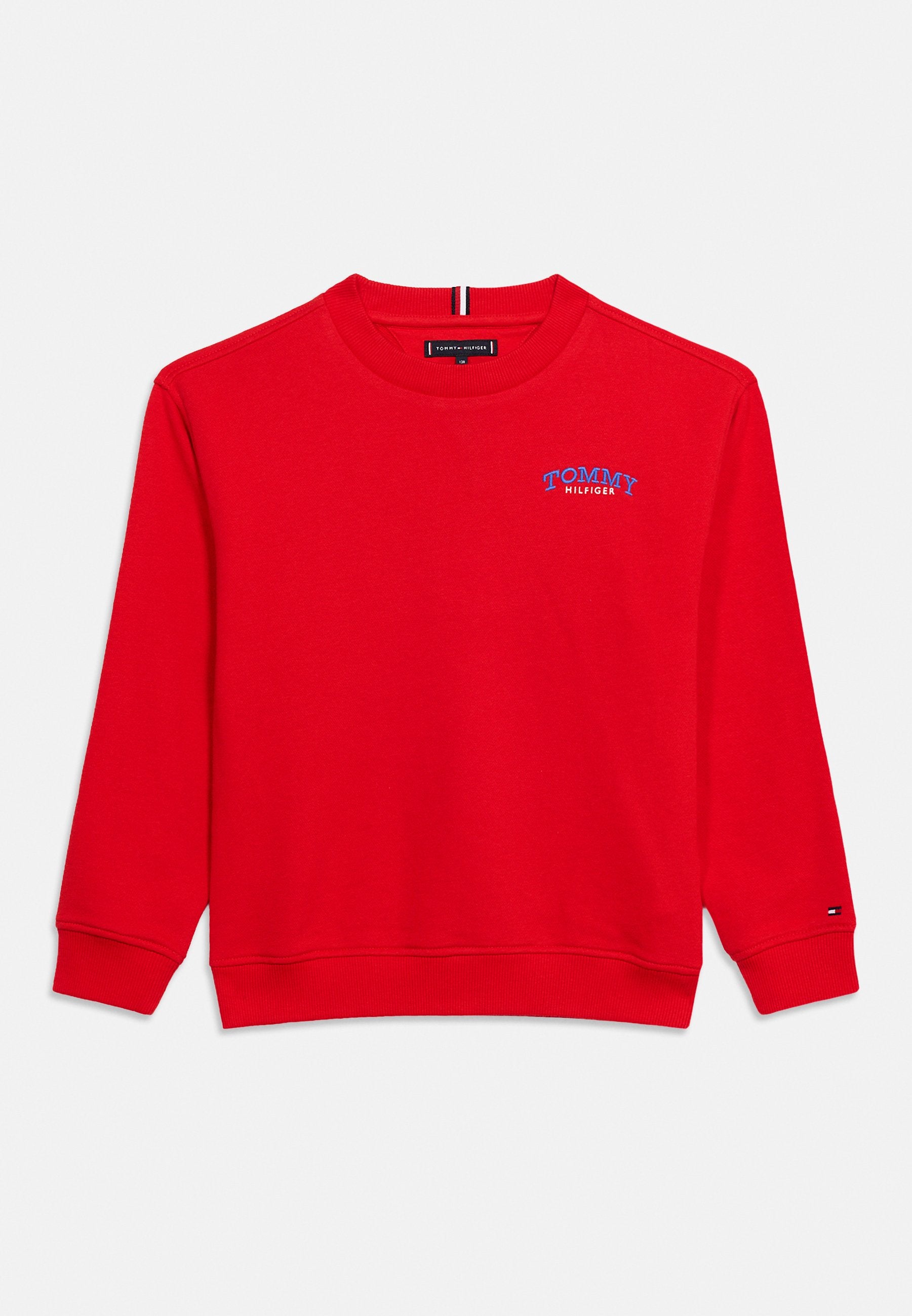 LOGO EMBROIDERY TERRY CREW NECK SWEATSHIRT Media 1