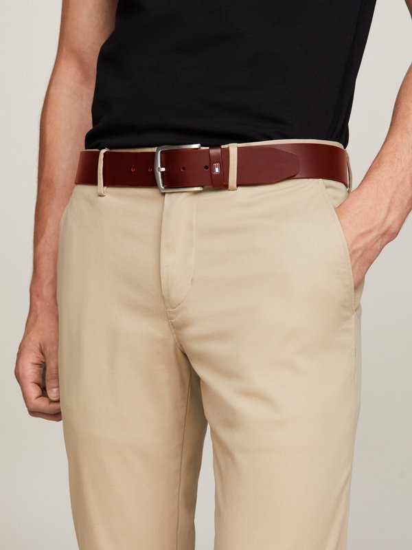 Tommy Hilfiger NEW DENTON - Belt business - dark tan