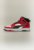 Puma BREAK MID UNISEX - High-top trainers - puma white/puma black/for all time red