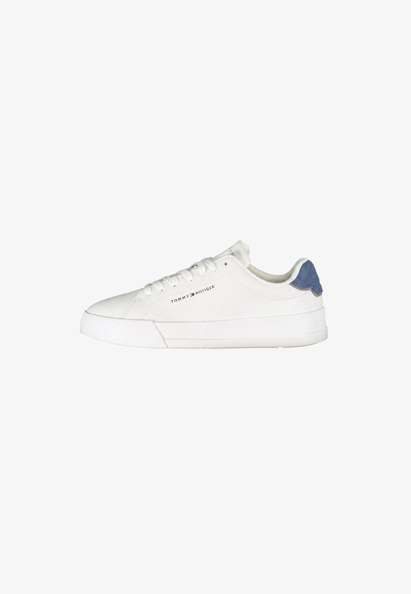 Tommy Hilfiger MIX COURT SNEAKERS - Trainers - white blue