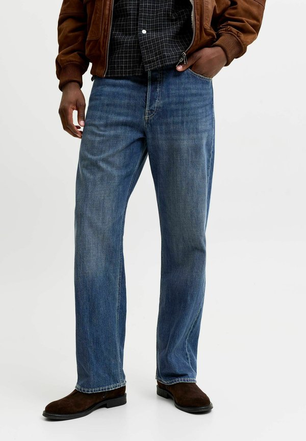 Jack & Jones STRAIGHT FIT JEANS JJITED JJCLASSIC SQ 377 LN STRAIGHT FIT JEANS - Straight leg jeans - blue denim