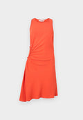 Victoria Beckham SLEEVELESS GATHER DETAIL MINI DRESS