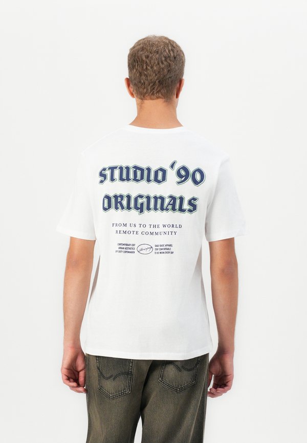 Jack & Jones T- - Print T-shirt - bright white