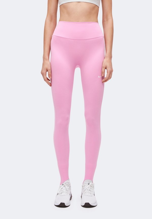 Nike Performance STIRRUP TIGHT - Leggings - pink rise/white