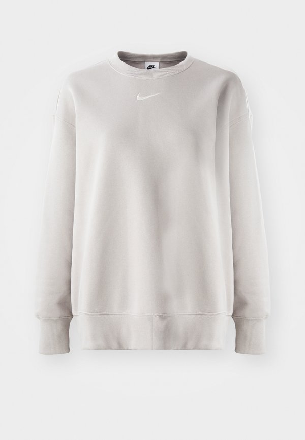 Nike Sportswear LONG CREW - Sweatshirt - college grey/sail