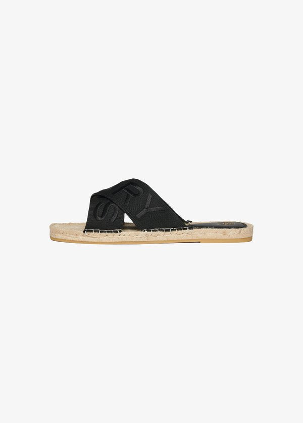 Superdry & Co CROSS STRAP  - Mules - black