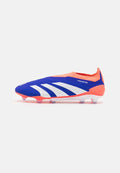 adidas Performance PREDATOR ELITE LACELESS FIRM GROUND - Firm-ground football boots - lucid blue/footwear white/solar red