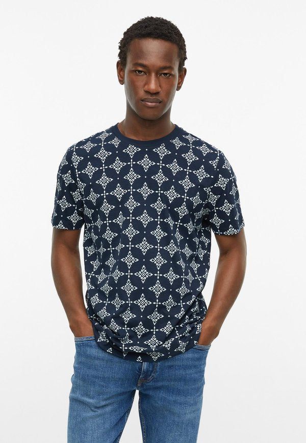 s.Oliver T-SHIRT - Print T-shirt - navy