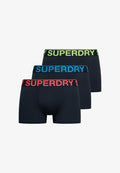 Superdry & Co 3 PACK - Trunks - eclipse navy neon