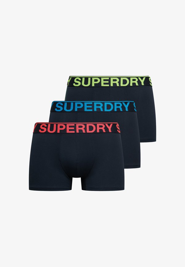 Superdry & Co 3 PACK - Trunks - eclipse navy neon