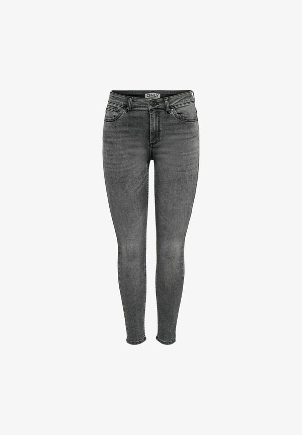 ONLY SKINNY FIT JEANS ONLWAUW MID WAIST SKINNY FIT JEANS - Slim fit jeans - medium grey denim