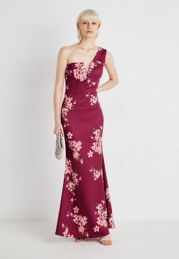 WAL G. WEDDING GIGI ONE SHOULDER MAXI