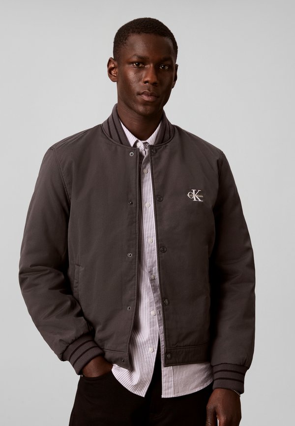 Calvin Klein Jeans Bomber Jacket - black oyster