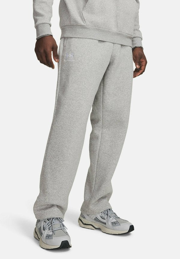 Under Armour ICON FLEECE - Tracksuit bottoms - mod gray full heather