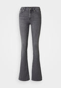 ONLY Flared fit ONLBLUSH Mid waist - Flared Jeans - grey denim