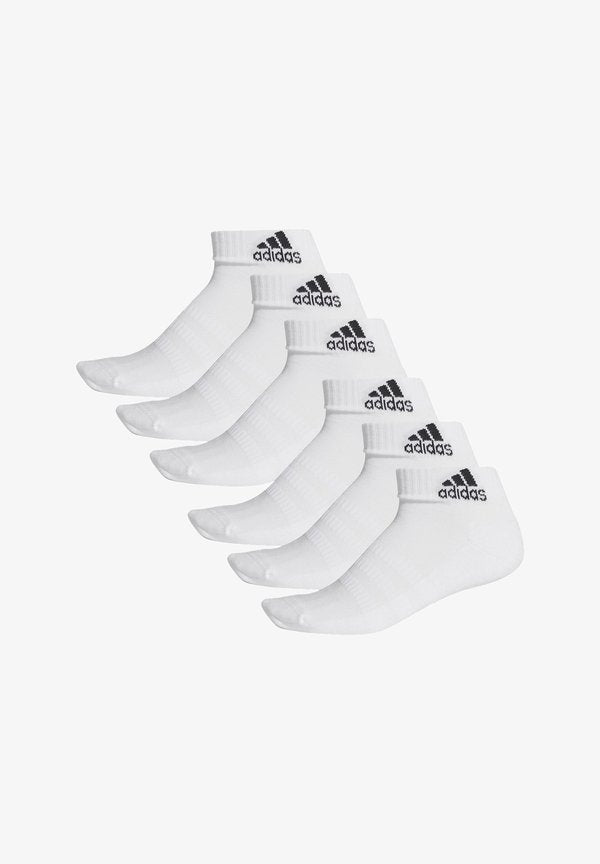 adidas Performance 6 PACK QUARTER UNISEX - Sports socks - white