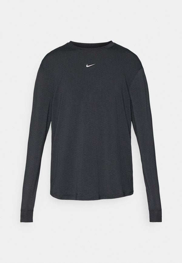 Nike Performance ONE RELAXED TOP - Long sleeved top - black/white