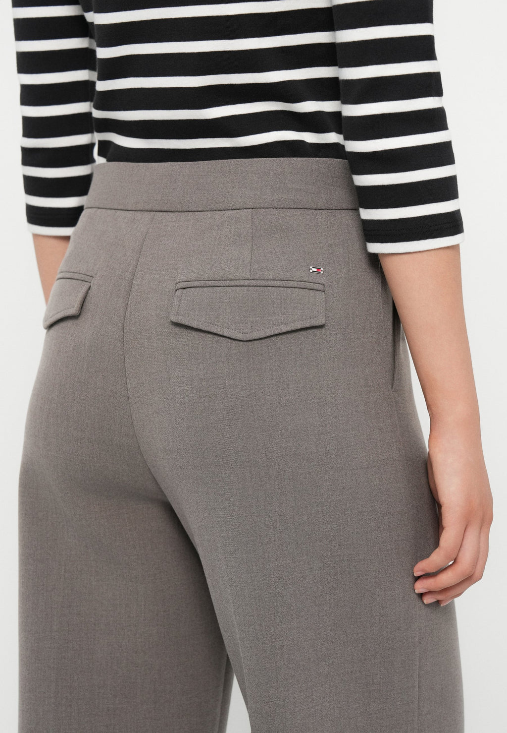 PRESSED CREASE STRAIGHT LEG TROUSERS Media 6
