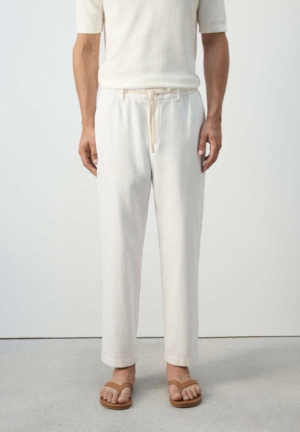 Mango ADULT - Trousers - off-white