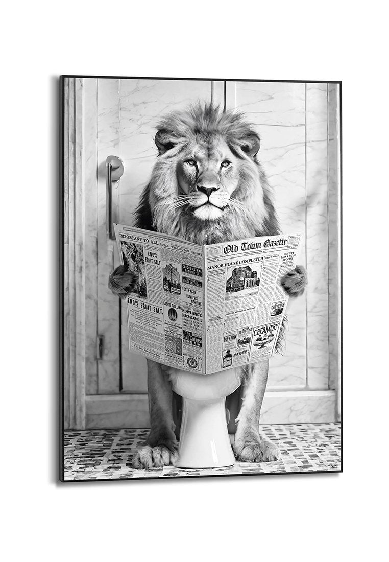 Orange Wallz LION TOILET