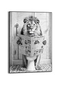 Orange Wallz LION TOILET