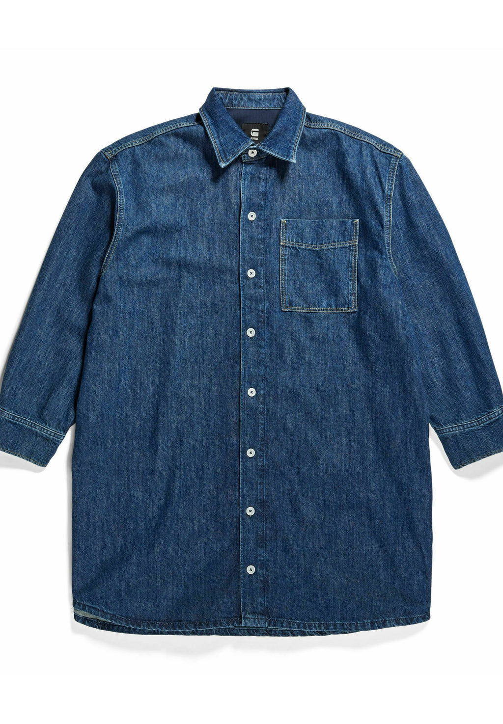 OVERSIZED DENIM DRESS Media 1
