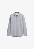 TOM TAILOR MIT BRUSTTASCHE - Shirt - navy horizontal structure