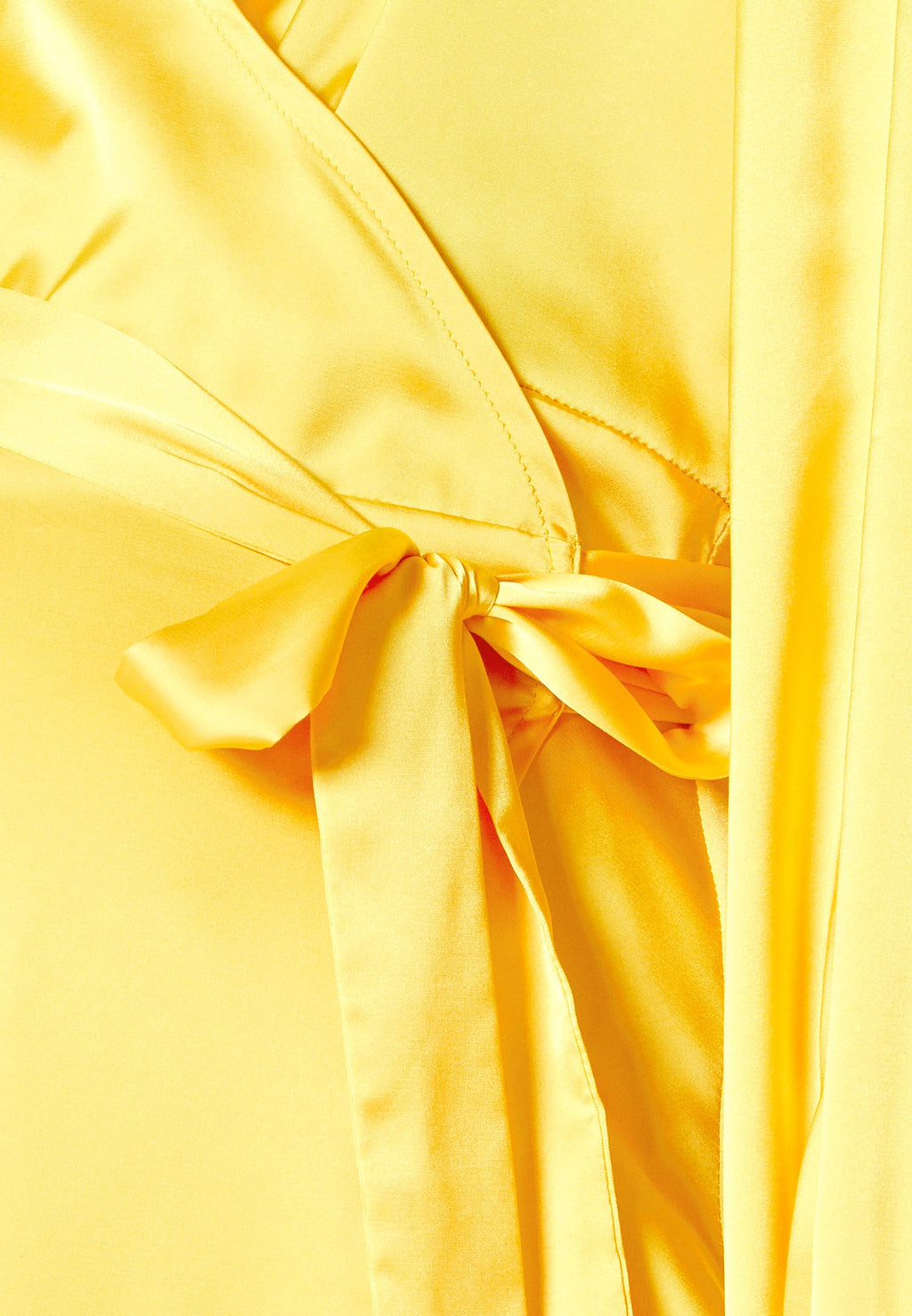 Never Fully Dressed MAMA YELLOW WRAP DRESS