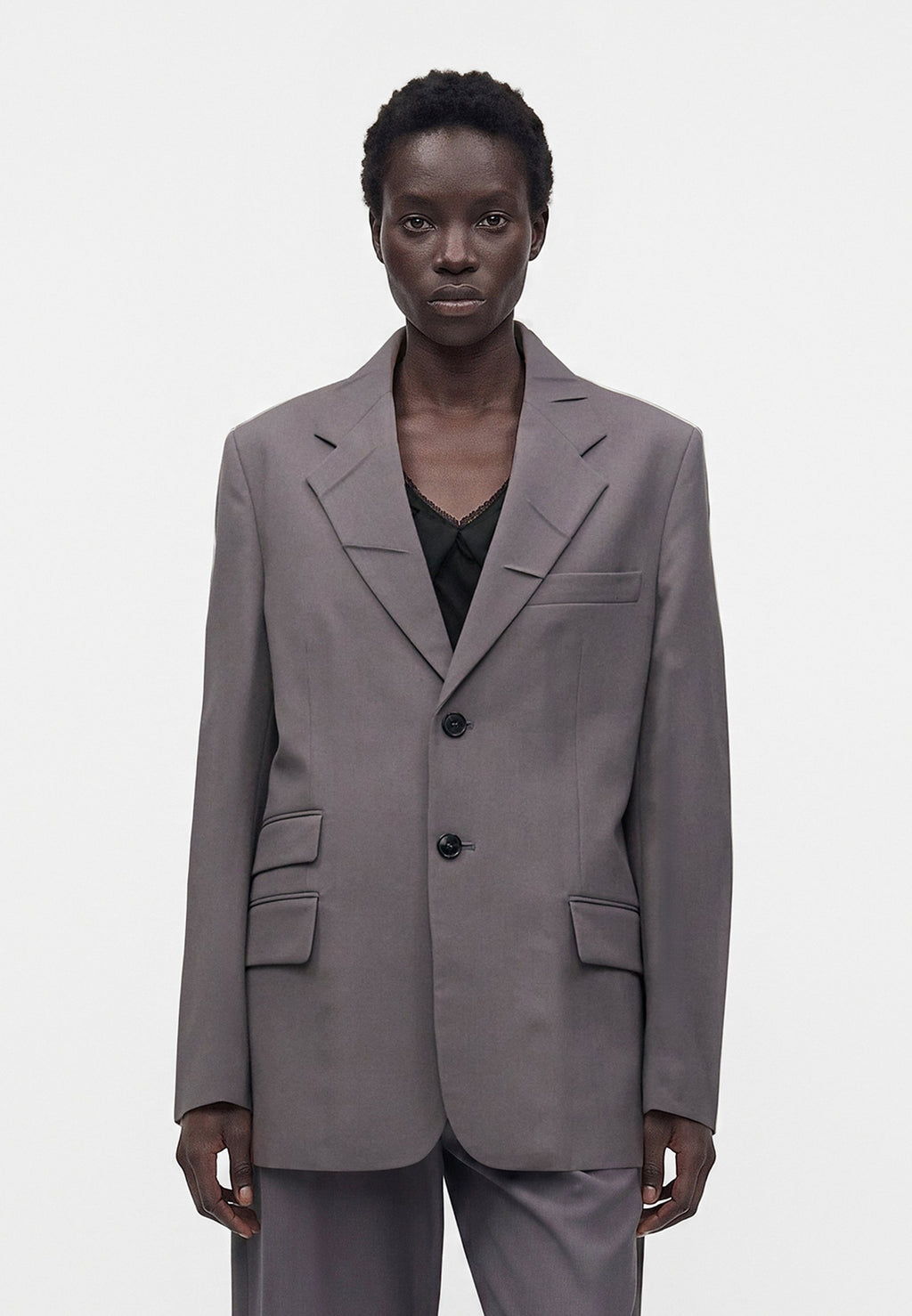 Victoria Beckham STEP COLLAR TAILORED JACKET