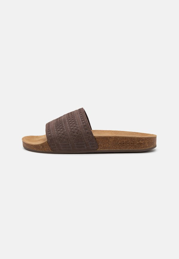 adidas Originals ADILETTE UNISEX - Mules - brown