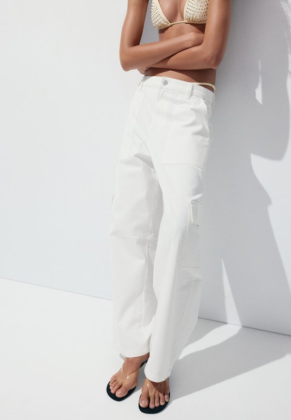 Mango ADULT - Wide Leg - white
