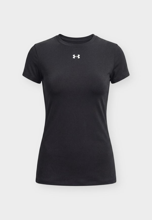 Under Armour MOTION FITTED - Basic T-shirt - ultimate black/white
