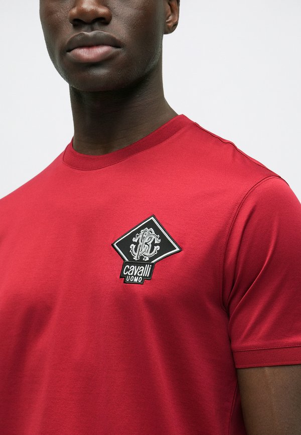 Cavalli Uomo MERCERIZED PATCH LOGO TEE