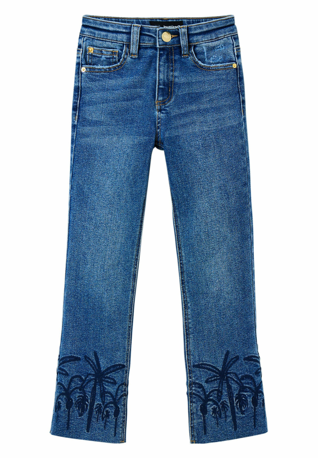 Desigual EMBROIDERED LONG FLARE