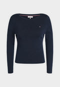 Tommy Hilfiger FULL NEEDLE BOAT - Jumper - dark night navy