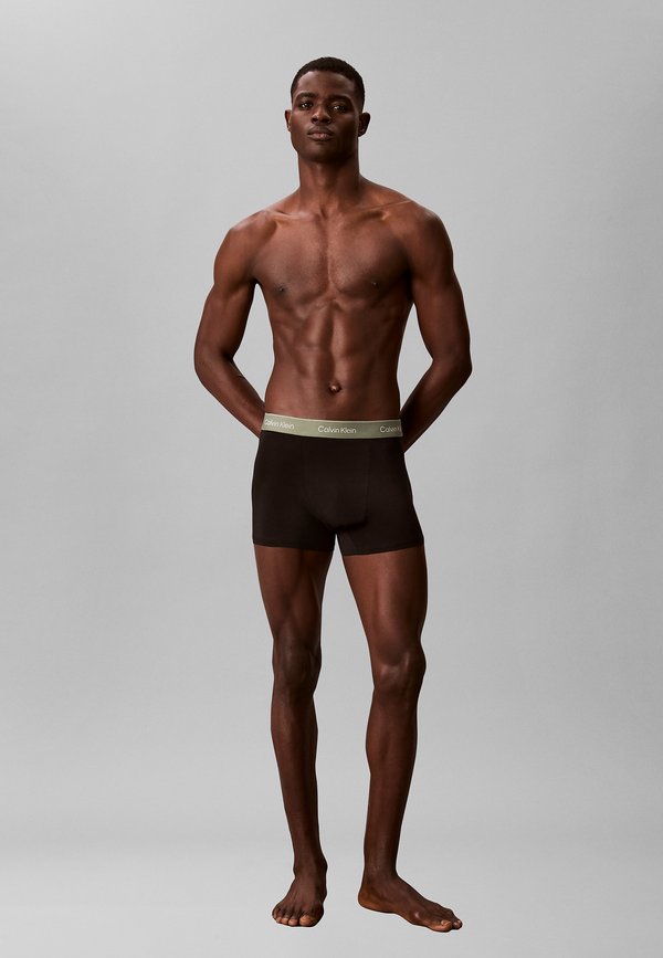 Calvin Klein Underwear 3 PACK - Trunks - black bodies w  sea