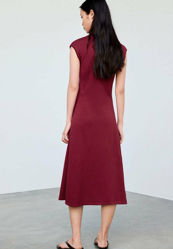 Mango ADULT - Jumper dress - bordeaux