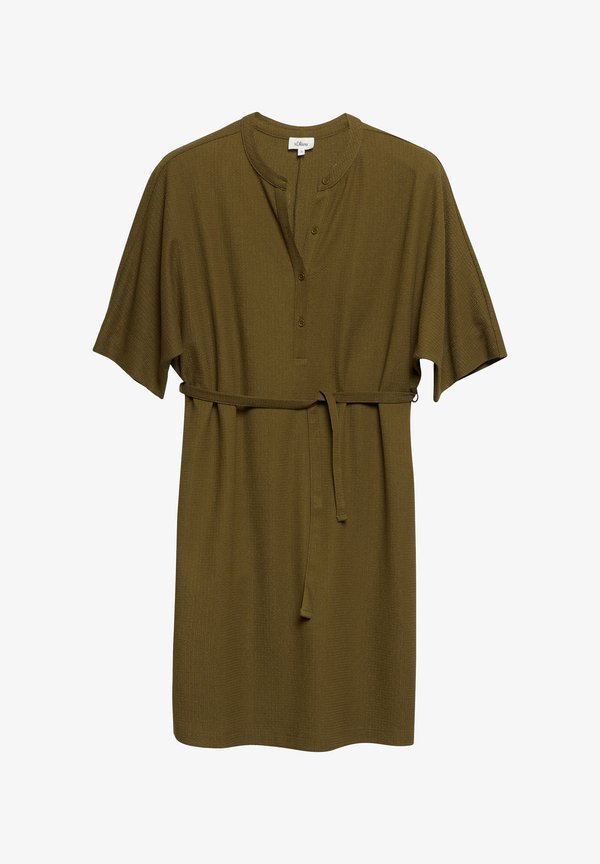 s.Oliver KLEID - Jersey dress - dunkelbraun
