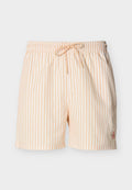 Calvin Klein Swimwear MEDIUM DRAWSTRING WAISTBAND - GRAPHIC MONOGRAM  - Swimming shorts - peach bliss