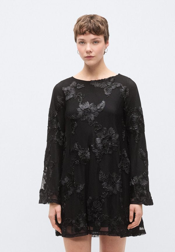 Gina Tricot Tall WIDE FLOWY MINI DRESS