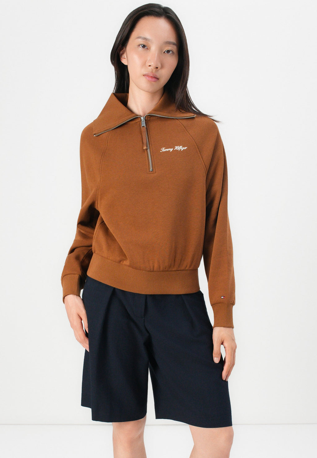 Tommy Hilfiger CLASSIC SCRIPT HALF-ZIP