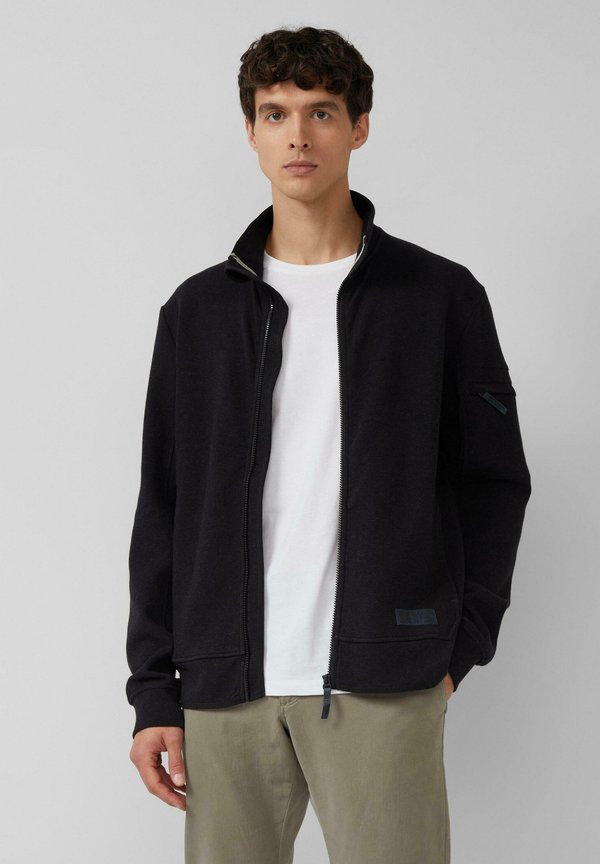 s.Oliver Zip-up sweatshirt - schwarz