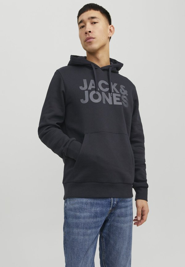 Jack & Jones JJECORP LOGO SWEAT HOOD NOOS - Hoodie - black