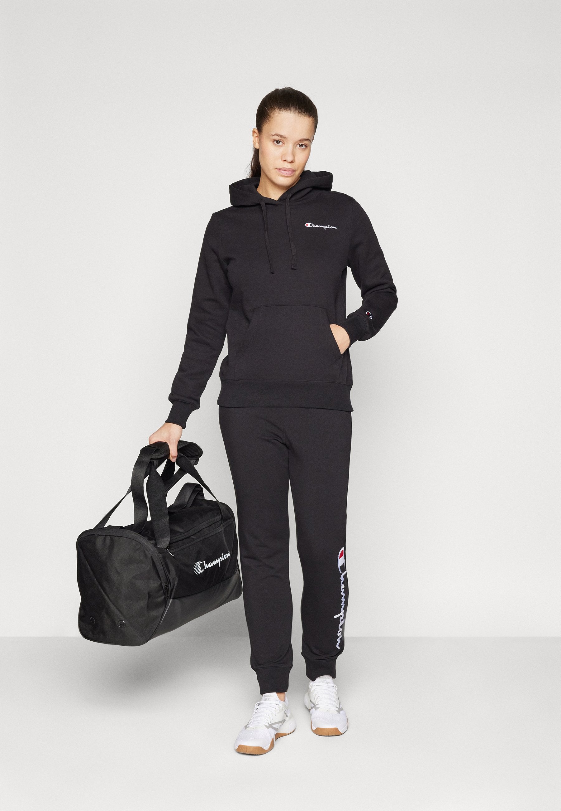 Champion ICONS CUFF PANTS WITH LARGE LOGO