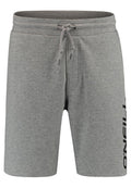 Graue Sweat-Shorts aus weichem Material, mit einem elastischen Bund und Kordelzug. Schwarzes "O'Neill"-Logo auf der linken Seite.
