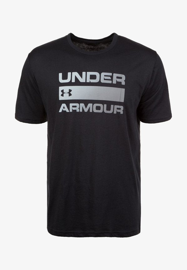 Under Armour TEAM ISSUE WORDMARK - Sports T-shirt - black