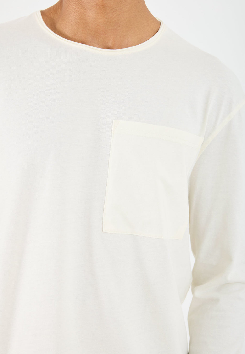YOURTURN SLOUCHY LONG SLEEVED TOP WITH POCKET UNISEX
