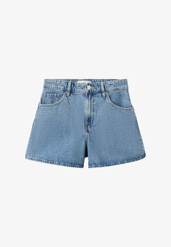 Mango ADULT - Denim shorts - blue