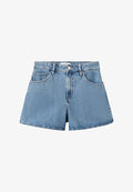 Mango ADULT - Denim shorts - blue