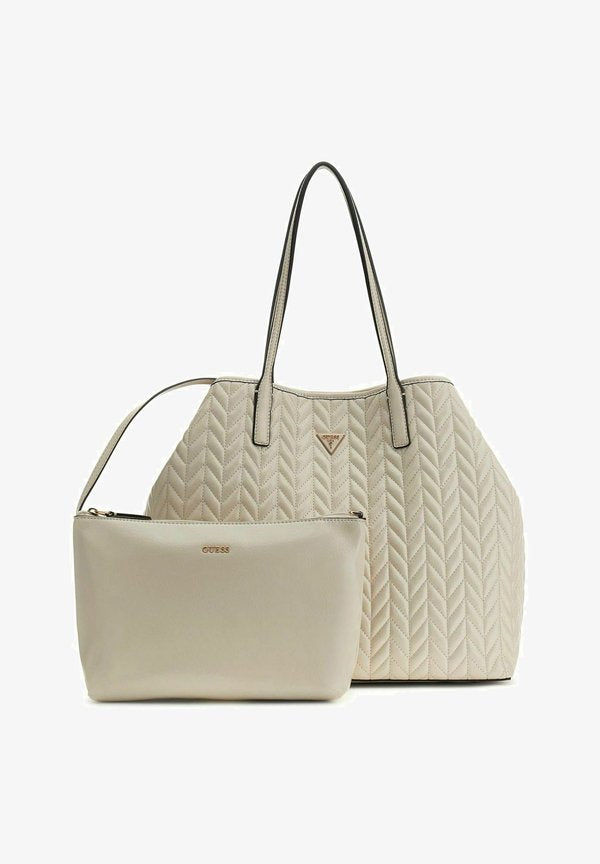 Guess CHERYL LARGE 2 IN 1 TOTE - Tote bag - stone